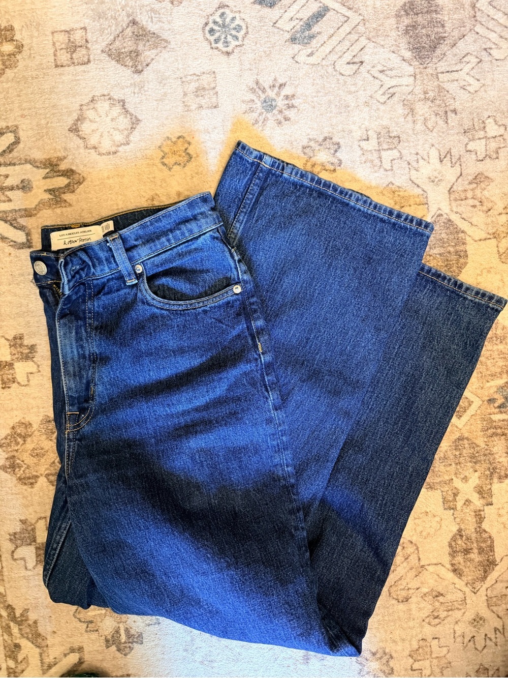 & Other Stories Straight-Leg Denim Jeans in Deep Blue